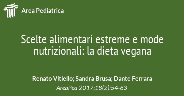 La via italiana alla dieta vegetariana – Il Pensiero Scientifico Editore